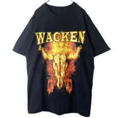 古着 Wacken Open Air 半袖 バンT M ブラック WACKEN