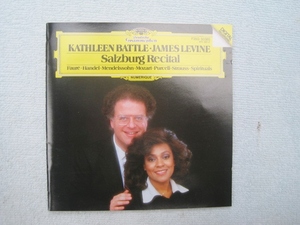 ＣＤ KATHLEEN BATTLE　JAMES LEVINE Salzburg Recital　 中古品