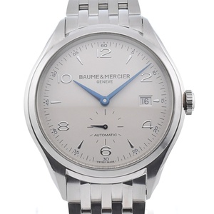 ボーム＆メルシェ Baume & Mercier 65717/MOA10099 クリフトン デイト 自動巻き メンズ 美品 保証書付き L#131804