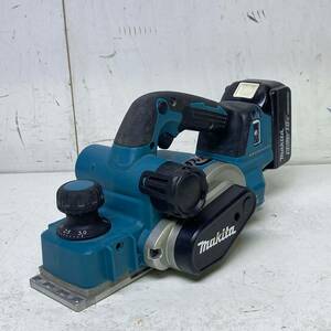 AA♪ マキタ makita KP181D 82mm充電式カンナ 工具 電動かんな 研削 本体/バッテリー付き 高トルクタイプ 電動工具 18V