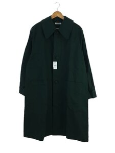 MATSUFUJI◆COTTON SOUTIEN COLLAR WORK COAT/M223-0202/コート/3/コットン/GRN//