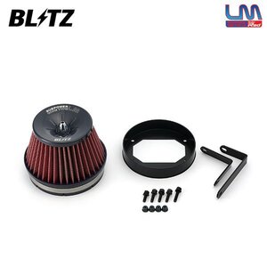 BLITZ ブリッツ サスパワー コアタイプLM レッド エアクリーナー ランサーエボリューション 7 CT9A H13.2～H15.1 4G63 GT-A含む 59075