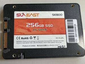 SUNEAST SSD 256GB【動作確認済み】0451