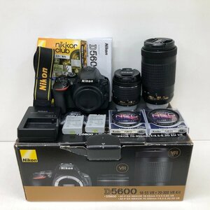 Nikon ニコン D5600 ダブルズームレンズキット 18-55mm f/3.5-5.6G VR 70-300mm f/4.5-6.3G ED VR 240322SK100862