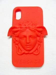 VERSACE ヴェルサーチ ◇ シリコン ゴム メデューサ ヘッド 携帯 カバー ケース iphone Ⅹ アイフォン 用