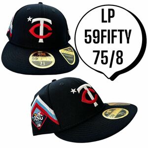 新品75/8 ミネソタ・ツインズ　LP 59FIFTY NEW ERA ニューエラ　ロープロファイル　TWINS 帽子 キャップ　CAP メジャーリーグ