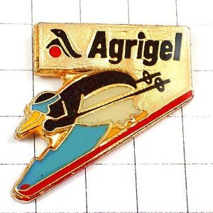 ピンバッジ・スキーするペンギン青いゴーグル眼鏡オリンピック冬季五輪 ALBERTVILLE-1992 SAVOIE FRANCE AGRIGEL SKIING◆フランス限定ピン