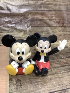 C2o ディズニーミッキーマウス貯金箱 ２つまとめて ミッキー 貯金箱 アンティーク レトロ 現状品