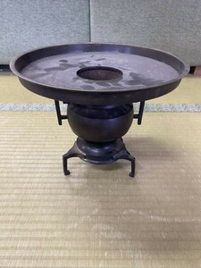 戸0719 花器 金属工芸 銅製 花瓶 レトロ 花器