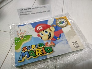 SUPER MARIO 64 NINTENDO 64 SEALED MADE IN JAPAN BOX PRINTED IN US USA VERSION スーパーマリオ64 未開封