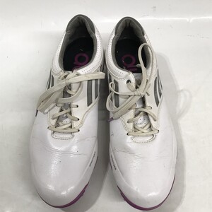 ADIDAS GOLF アディダスゴルフ 674951 adizero SPRINTVEB ゴルフシューズ ホワイト系 25.5cm 櫻D1003-28