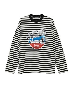 「HYSTERIC GLAMOUR」 長袖Tシャツ SMALL ホワイト メンズ