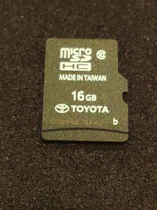 美品 トヨタ純正ナビ 地図データ SDカード NSZT-W66T 2017秋 microSD ノア ヴォクシー C-HR パッソ 等