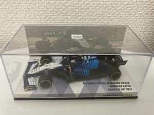 ニコラス・ラティフィ ウィリアムズ・メルセデス FW43B 1/43 バーレーンGP F1 2021 限定111台 別注 ミニチャンプス