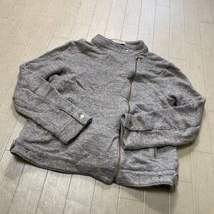 4046☆ UNITED ARROWS ユナイテッドアローズ トップス スウェット ブルゾン アウター レディース 38 グレー