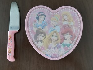 ディズニープリンセス　包丁　カッティングボード　子供用