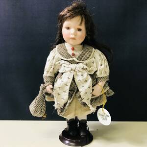 NA6122 アンティークドール ビスクドール Porcelain Doll KOBE ALPHALPHA 西洋アンティーク 中古品 検E