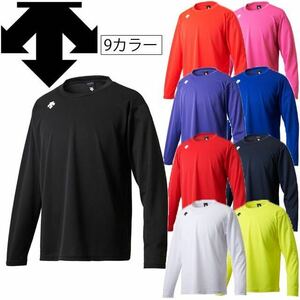 DESCENTE　デサント ロングTシャツ 長袖 トレーニングウェア 　プラクティスシャツ 　L 　イエロー