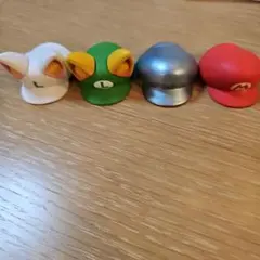 マリオ・ルイージ　ペットボトルキャップ　４個セット