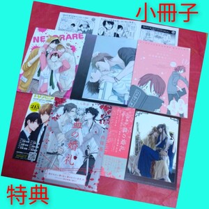 桜日梯子　抱かれたい男1位に脅されています。　アニメイト特典　小冊子　レア　12点セット