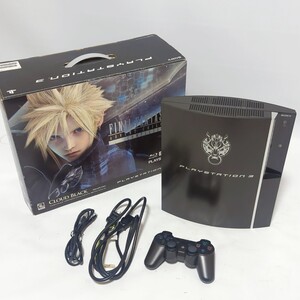 SONY ソニー PlayStation3 PS3 プレイステーション3 プレステ3 CECHQ00 FF7 Cloud Black クラウドブラックアドベントチルドレン