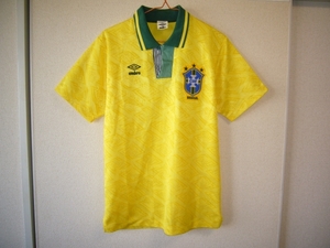 アンブロ1992-93年ブラジル代表ユニフォームシャツ Lサイズ