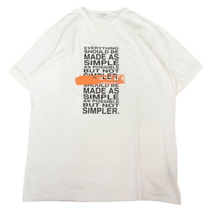 JIL SANDER ジルサンダー アニバーサリーエディション クルーネック 半袖 Tシャツ ホワイト系 M【中古】