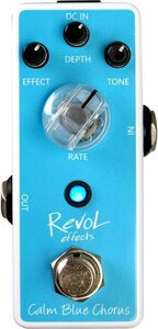 Revol effects レヴォルエフェクツ エフェクター コーラス Clam Blue Chorus ECO-01