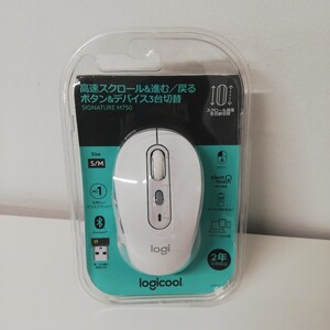 ◆ロジクール Logicool SIGNATURE M750 ワイヤレスマウス オフホワイト S/Mサイズ M750MOW 【ZKD10F-75】