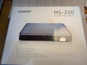 ◆未使用◆ QNAP(キューナップ) Turbo NAS HS-210　オーディオ用ファンレスNAS