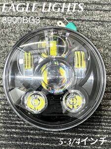 《HD302》Eagle Lights イーグルライツ 5-3/4インチ LEDヘッドライト 8900BG3 中古美品