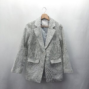 ◇ ⊇ CECIL McBEE セシルマクビー 長袖 テーラードジャケット サイズM グリーン系 レディース E