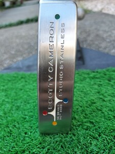 極上美品！スコッティキャメロン SCOTTY CAMERON　スタジオステンレス　 ニューポート　340g 34インチ！おすすめ！303ステンレス！