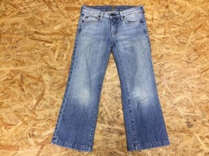 7 FOR ALL MANKIND セブン フォーオールマンカインド デニムジーンズ パンツ レディース USA製 USEDウォッシュブーツカット シンプル 24