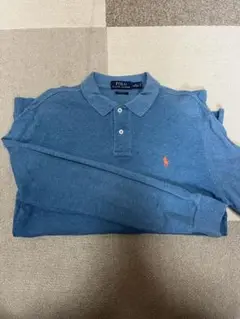 POLO RALPH LAUREN 長袖ポロシャツ 青