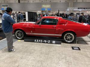 フォードマスタング　コブラGT３５０　２０２３ムーンアイズホッドロッドカスタムショー出店車両