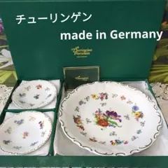 ❤ Thuringian Porcelainライヒェンバッハプレートセット