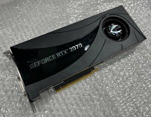 ZOTAC NVIDIA GEFORCE RTX 2070 グラフィックボード 8GB DDR6 DP×3 HDMI×1 DVI×1 8ピン補充電源