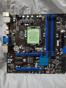 【中古品】MSI H87M-S01 LGA1150 MicroATX BIOS起動OK -127