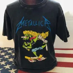 メタリカ　METALICA L バンドTシャツ　ロックTシャツ　.