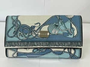 ◎【MODALU】クラッチバッグ/Riviera Blue Clutch/ブルー/タグ付き/新品同様/kt0997