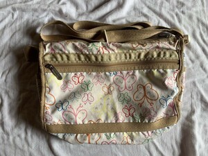 LeSportsac レスポートサック ナイロン100% ポーチ　ショルダーバッグ　蝶