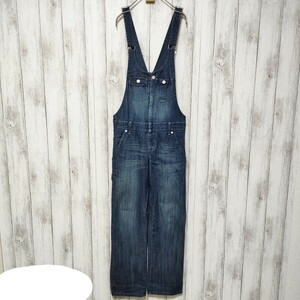 nusy JEANS ヌージー フェリシモ　(S)　デニム　 オーバーオール ワーク ペインター