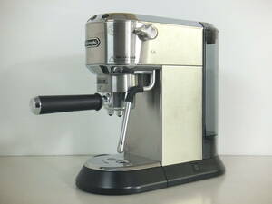 未使用 展示品★DeLonghi デロンギ★DEDICA ARTE エスプレッソ・カプチーノメーカー EC885J-M メタルシルバー ラテアート 欠品あり