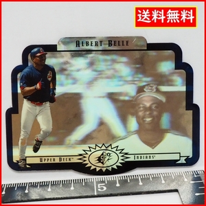 Upper Deck SPX #19【Albert Belle(INDIANS)】1996年DIE CUT 3DレンチキュラーMLBメジャーリーグ野球カードBaseball CARD【送料込】