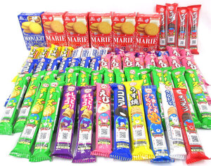 送料300円(税込)■ks596■◎お菓子(チョコチップ・マリー ビスケット 等) 多種 66点【シンオク】