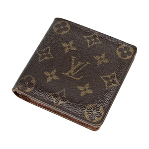 LOUIS VUITTON M61675 ルイヴィトン モノグラム ポルトフォイユ マルコ ヴィンテージ 二つ折り財布 ブラウン系 難有り_ZFU_B1017-F012