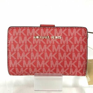 ＭＩＣＨＡＲＬ ＫＯＲＳ マイケルコース ビルフォールドジップコンパクトウォレット 財布 ピンク 鞄/266