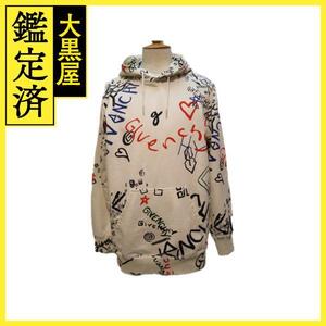 GIVENCHN　ジバンシィ　パーカー　メンズS　アイボリー/マルチ　コットン　BMJ0GK30W3　2143300206043　【432】