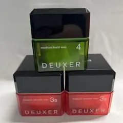 ３個セット販売　DEUXER 3S（２個）＆ ４（１個）80g